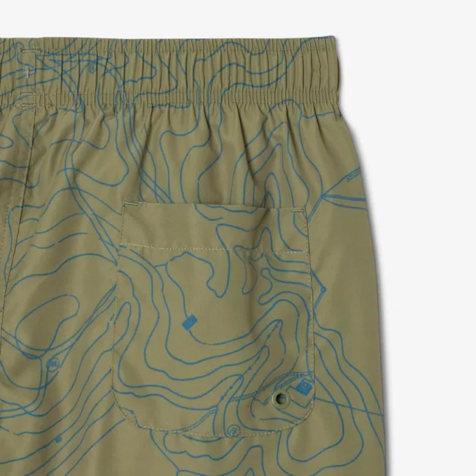 Short de bain imprimé mi-long pour homme en boxers Short de bain imprimé mi-long pour homme en boxers