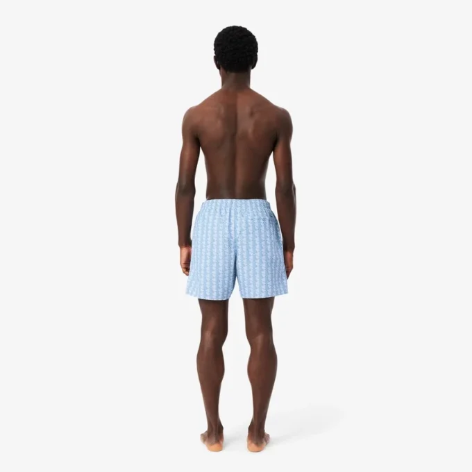 Short de bain mi-long à imprimé Monogram Boxers Short de bain mi-long à imprimé Monogram Boxers