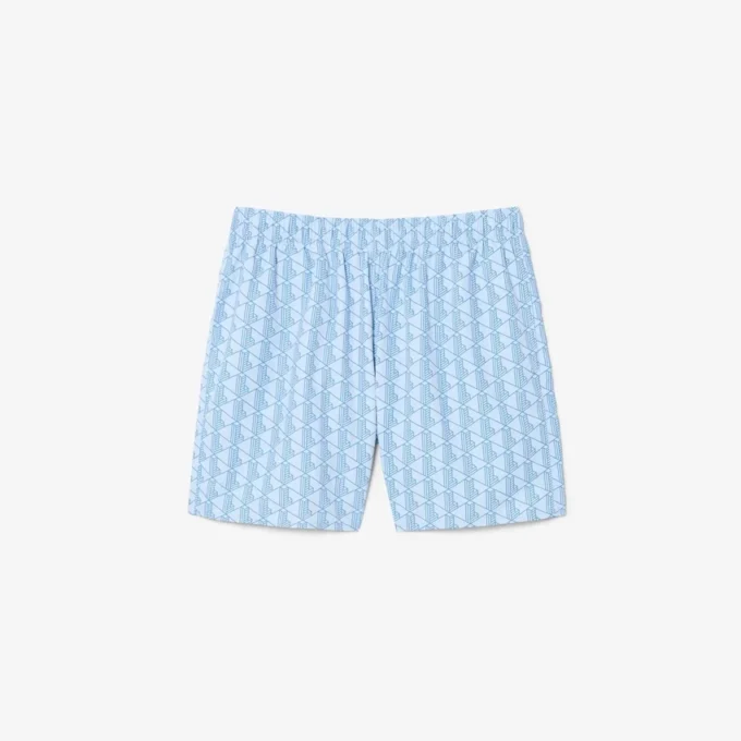 Short de bain mi-long à imprimé Monogram Boxers Short de bain mi-long à imprimé Monogram Boxers