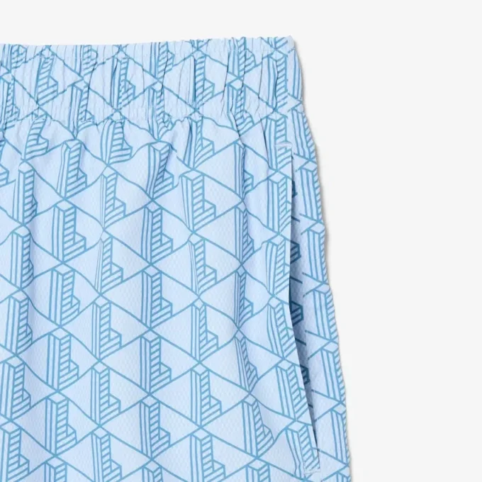 Short de bain mi-long à imprimé Monogram Boxers Short de bain mi-long à imprimé Monogram Boxers