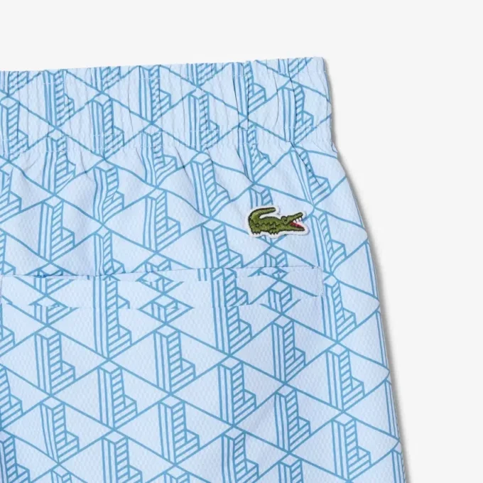 Short de bain mi-long à imprimé Monogram Boxers Short de bain mi-long à imprimé Monogram Boxers