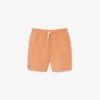 Short de bain monochrome doublé en boxers