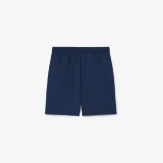 Short de bain monochrome doublé en boxers Short de bain monochrome doublé en boxers