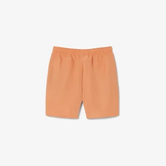 Short de bain monochrome doublé en boxers Short de bain monochrome doublé en boxers
