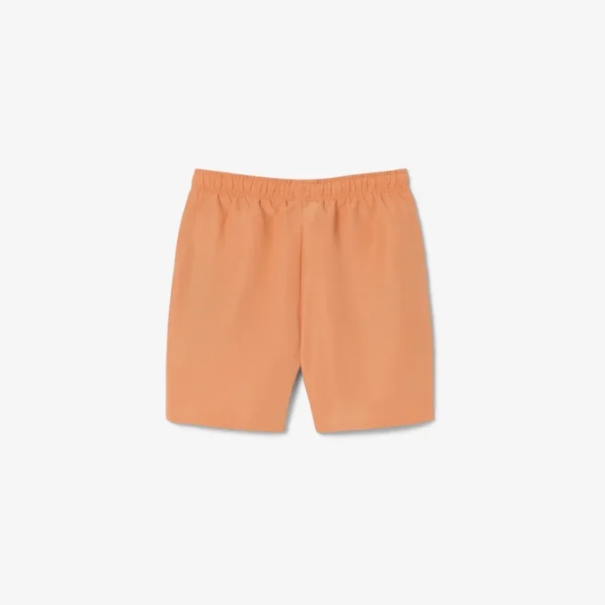Short de bain monochrome doublé en boxers
