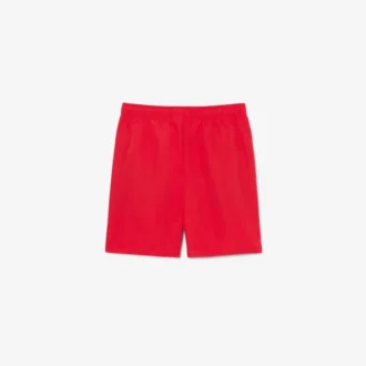 Short de bain monochrome doublé en boxers