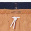 Short de bain monochrome doublé en boxers