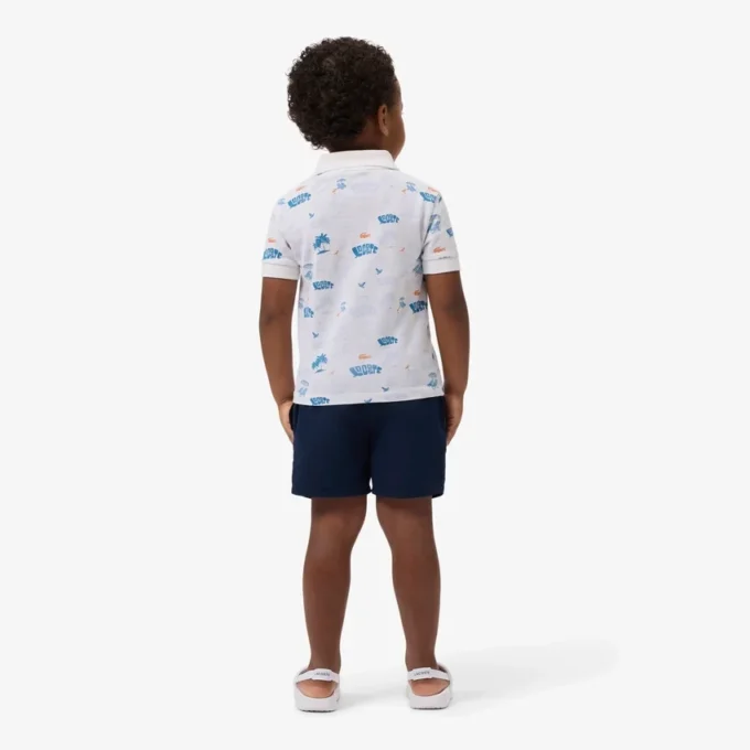 Short de bain à rayures monochromes en forme de boxers