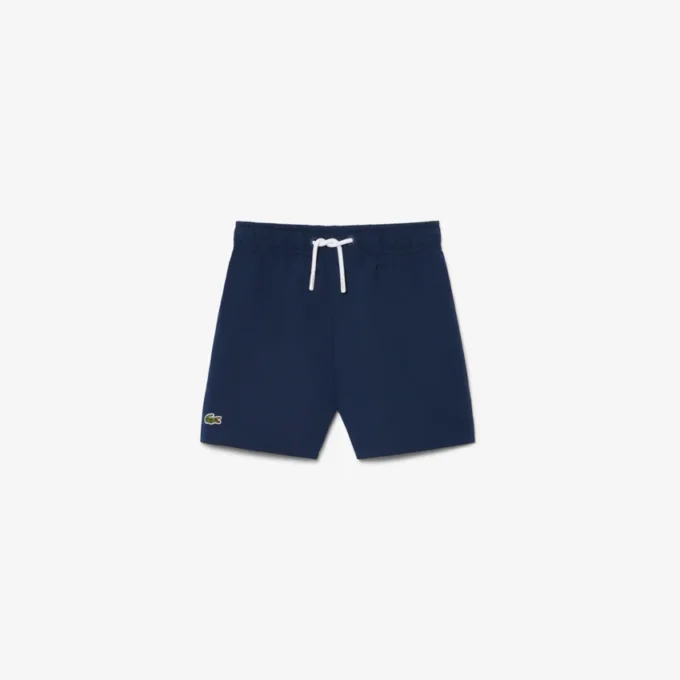 Short de bain à rayures monochromes en forme de boxers