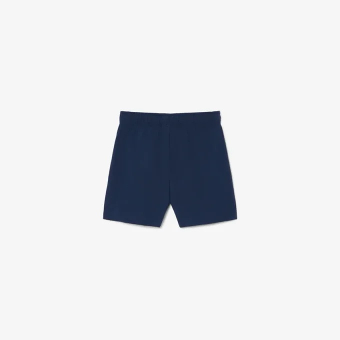 Short de bain à rayures monochromes en forme de boxers