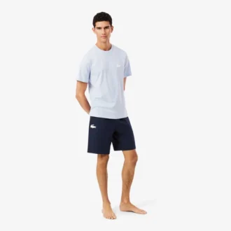 Short de pyjama en molleton coupe droite pour homme