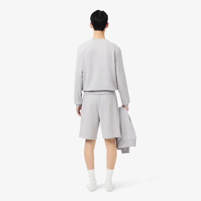 Short de pyjama en molleton coupe droite pour homme