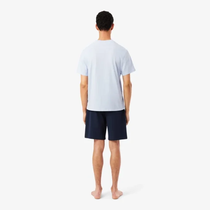 Short de pyjama en molleton coupe droite pour homme