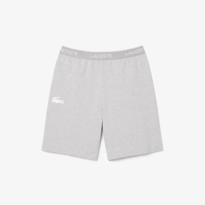 Short de pyjama en molleton coupe droite pour homme