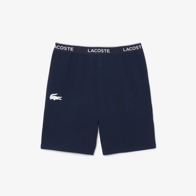 Short de pyjama en molleton coupe droite pour homme