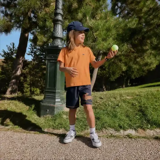 Short de sport rayé Short de sport rayé