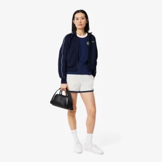 Short de tennis Heritage en piqué stretch pour femme