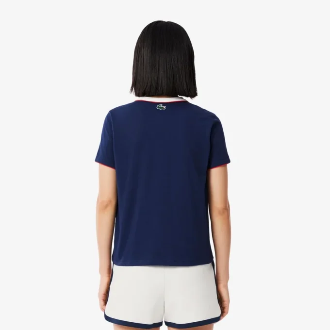 Short de tennis Heritage en piqué stretch pour femme Short de tennis Heritage en piqué stretch pour femme