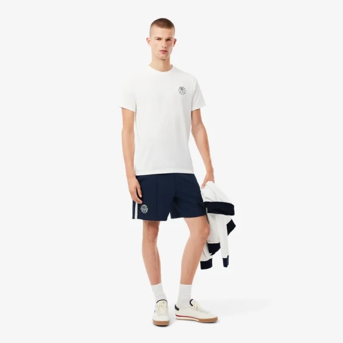 Short de tennis Heritage Ultra Dry Badge Accent pour homme Short de tennis Heritage Ultra Dry Badge Accent pour homme