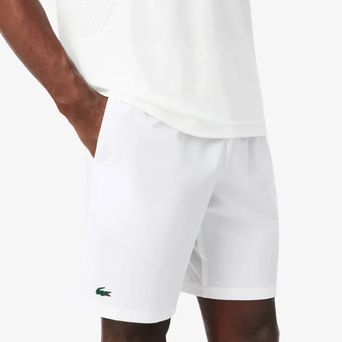 Short de tennis Lacoste Tennis X Novak Djokovic pour homme Short de tennis Lacoste Tennis X Novak Djokovic pour homme