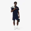 Short de tennis léger à rayures colorées pour homme