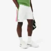 Short de tennis léger à rayures colorées pour homme