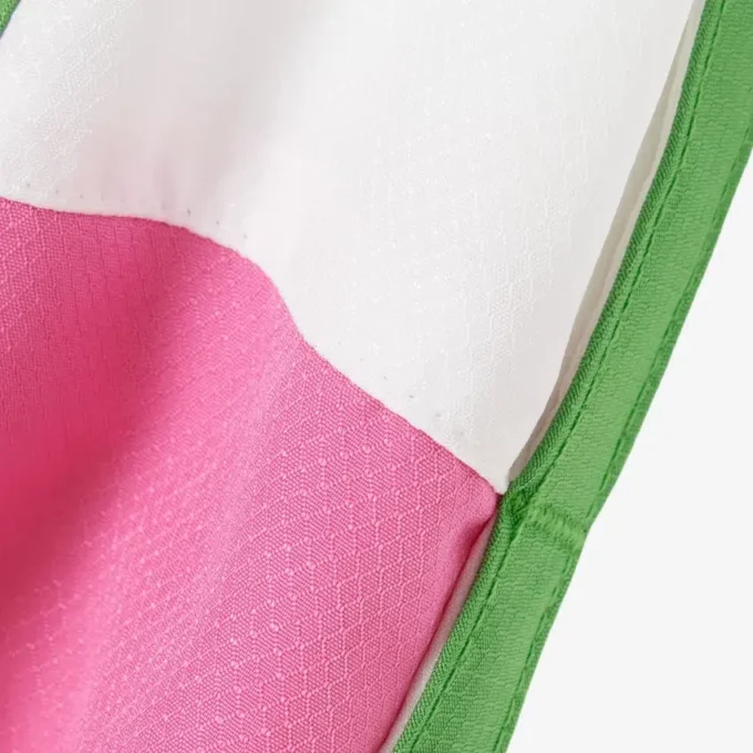Short de tennis léger à rayures colorées pour homme