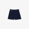 Short de tennis plissé doublé pour femme Short de tennis plissé doublé pour femme