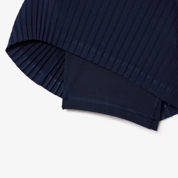 Short de tennis plissé doublé pour femme Short de tennis plissé doublé pour femme
