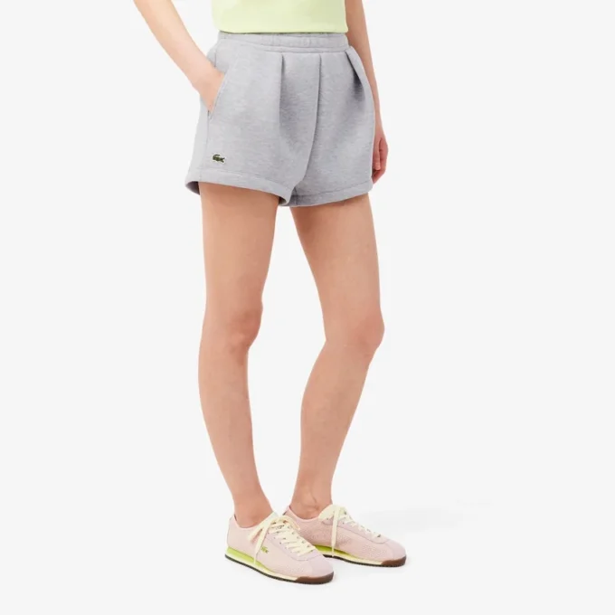 Short en coton plissé Short en coton plissé