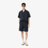 Short en coton seersucker