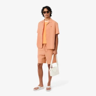 Short en coton seersucker