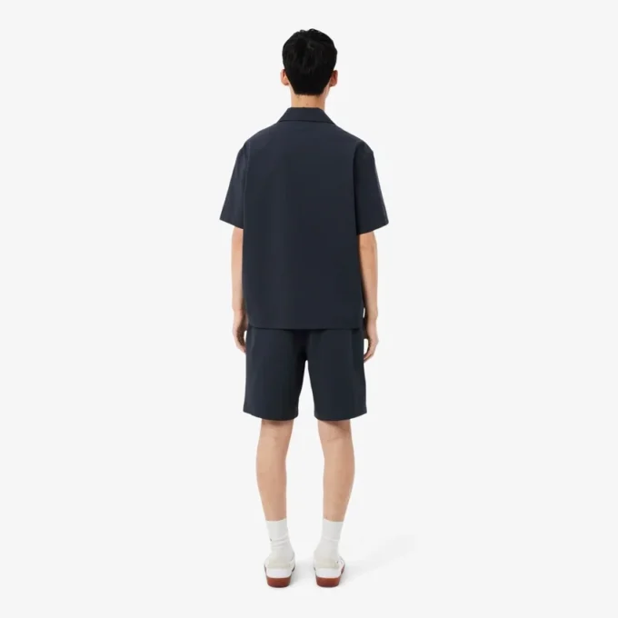 Short en coton seersucker