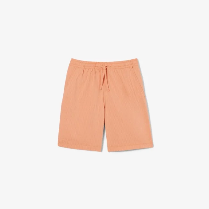 Short en coton seersucker