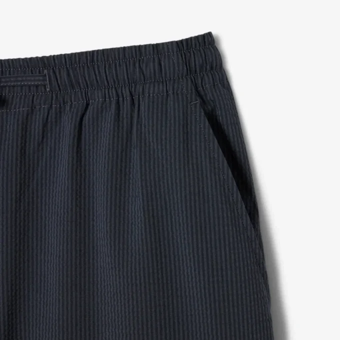 Short en coton seersucker