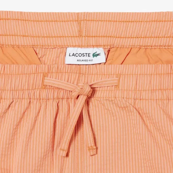 Short en coton seersucker