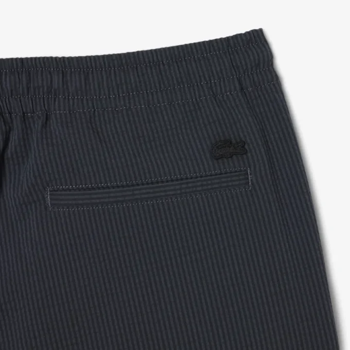 Short en coton seersucker