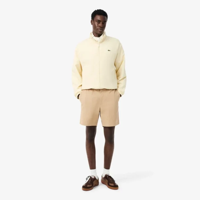 Short en coton stretch à coupe classique Short en coton stretch à coupe classique
