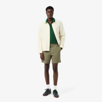 Short en coton stretch à coupe classique Short en coton stretch à coupe classique