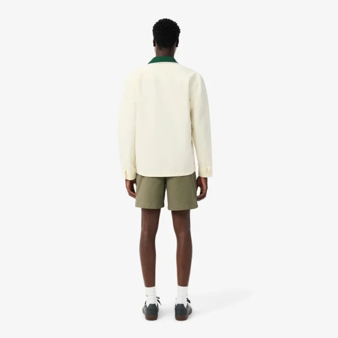 Short en coton stretch à coupe classique Short en coton stretch à coupe classique