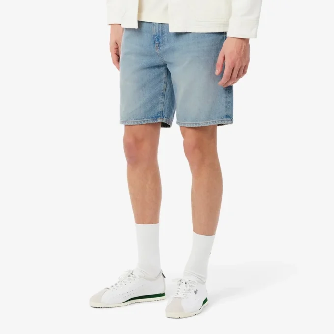 Short en denim coupe droite pour homme Short en denim coupe droite pour homme