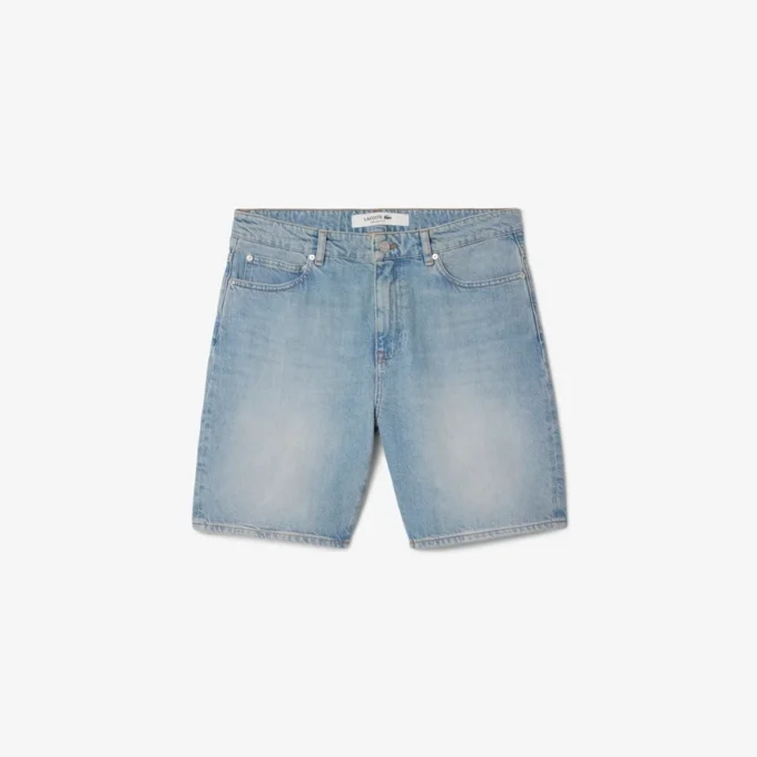 Short en denim coupe droite pour homme Short en denim coupe droite pour homme