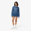Short en denim de coton Short en denim de coton