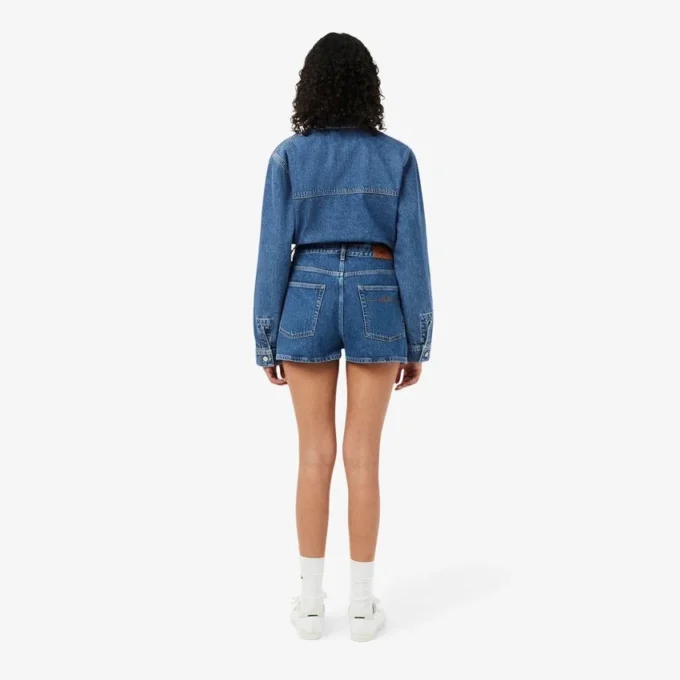 Short en denim de coton Short en denim de coton