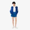 Short en jersey satiné à rayures pointelles pour femme Short en jersey satiné à rayures pointelles pour femme
