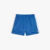 Short en jersey satiné à rayures pointelles pour femme Short en jersey satiné à rayures pointelles pour femme