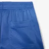 Short en jersey satiné à rayures pointelles pour femme Short en jersey satiné à rayures pointelles pour femme