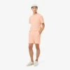 Short en jersey texturé