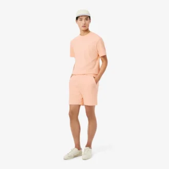 Short en jersey texturé