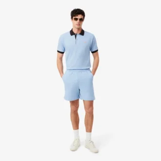 Short en jersey texturé